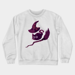 Witch Cat, Witch-Craft Crewneck Sweatshirt